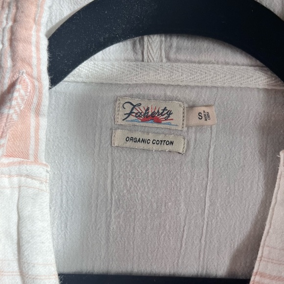 Brand New Faherty Cotton Baja Surf Dress Long Sleeve Hoodie - Picture 8 of 9